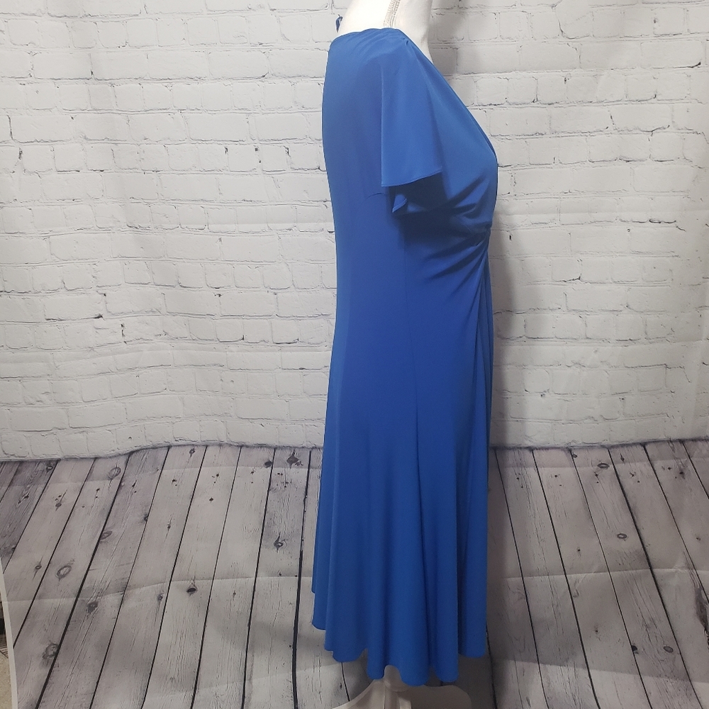 Jones New York NWT Sz 6 Cerulean Blue Dress - Picture 4 of 15